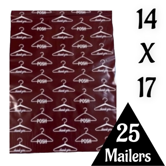 25 14X17 Poly Mailers Posh Hanger Shipping Envelopes PRICE IS FIRM - Picture 4 of 7